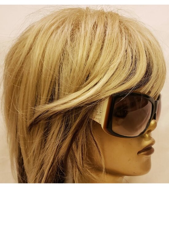 VERSACE Made in Italy Sunglasses with Case Brown/Beige main image 8